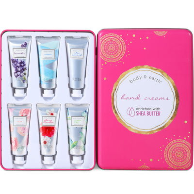Body & Earth 6pc Hand Lotion Gift Set